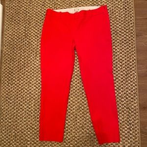 EUC J Crew Stretch Minnie Cropped Pants - Size 8